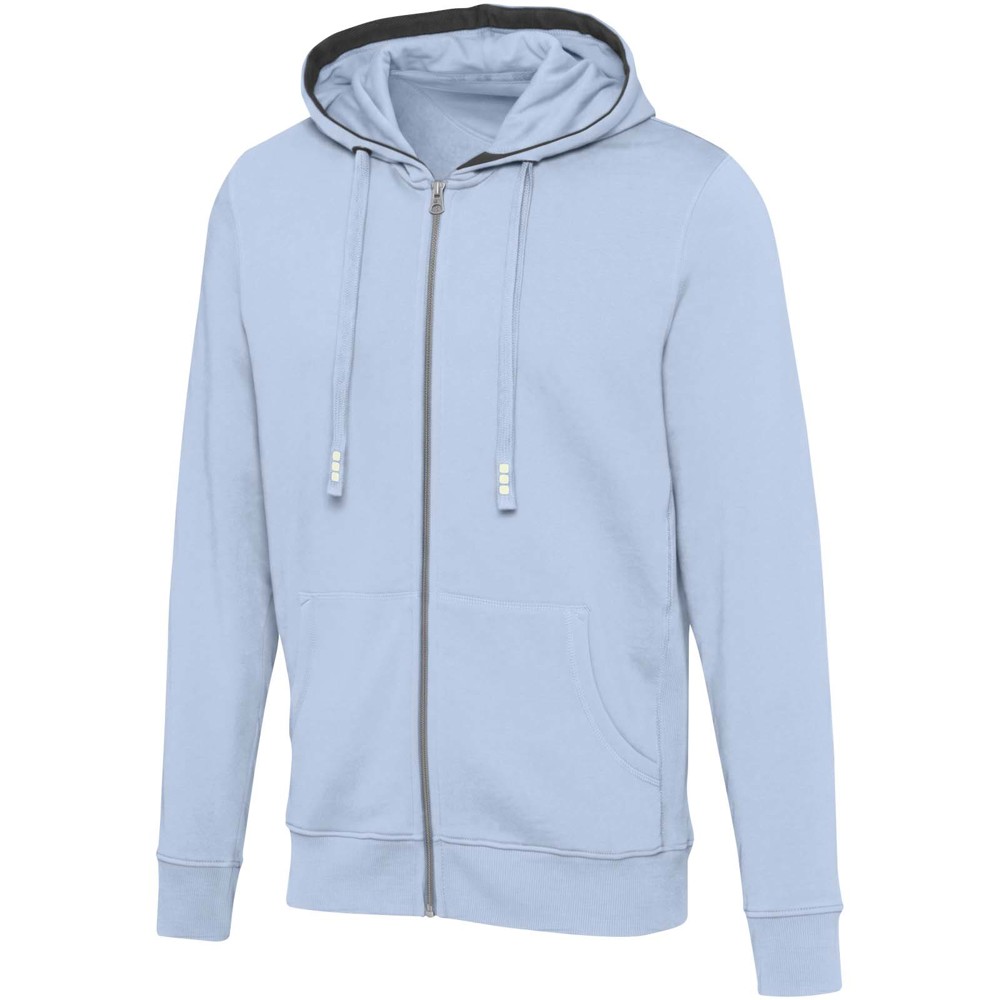 Arora 300 g/m² Kapuzensweatjacke Unisex - Nebelblau
