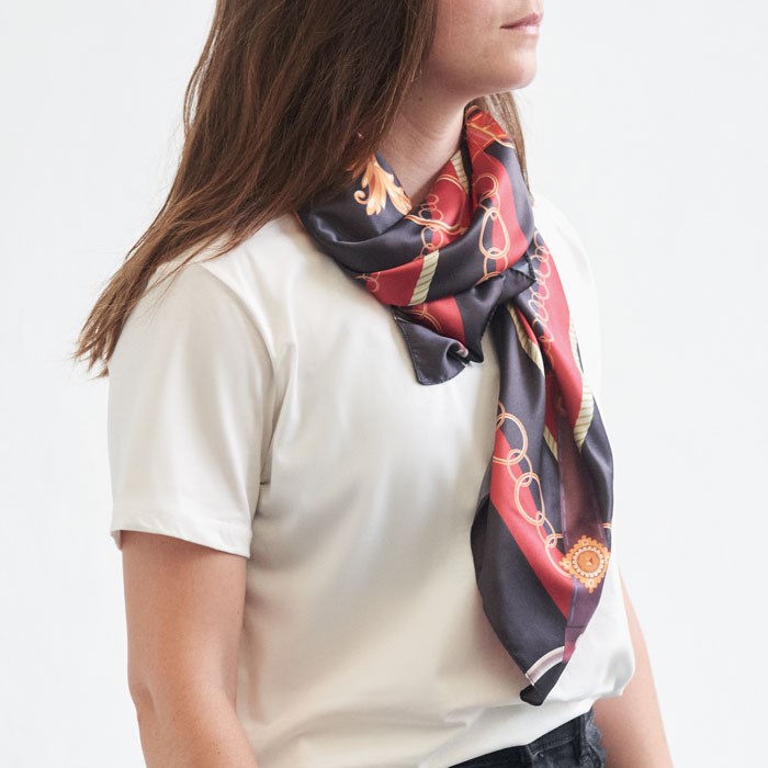 VICTORIA - Schal Satin-Polyester